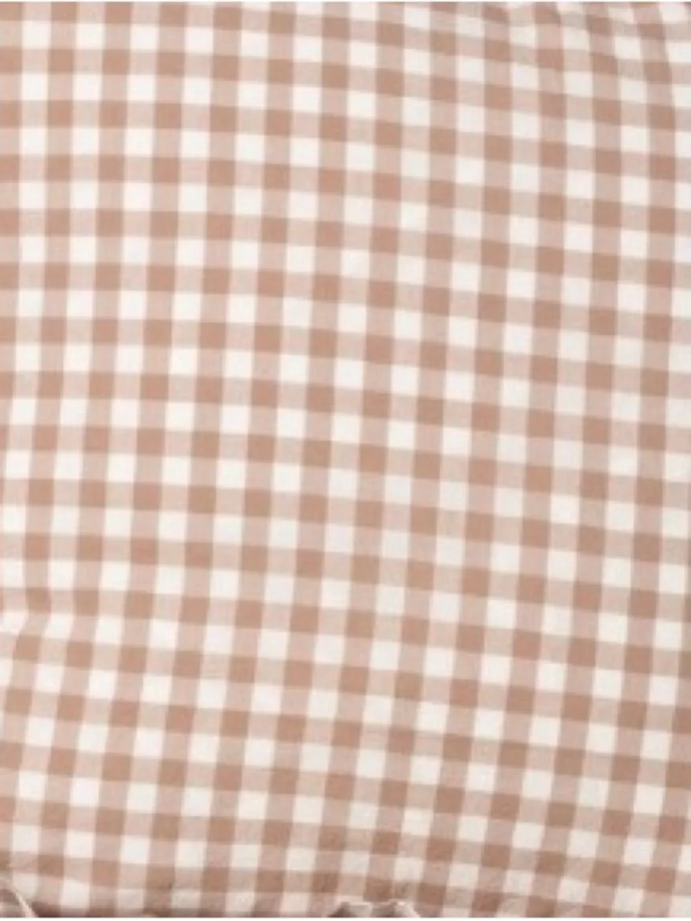 Farmhouse Gingham Ruffle Pillow Shams 100% Cotton SQUARE 18x18” (2-Pack)